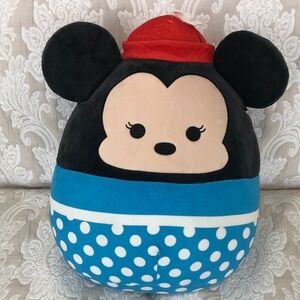 NWT Squishmallows Minnie Mouse Disney 18” Plush Stuffed Animal White Sorcerer